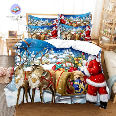 Housse de Couette Noel Décembre